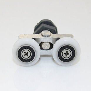 极速8PCS Shower door rollvers runners wheels pulleys pulley