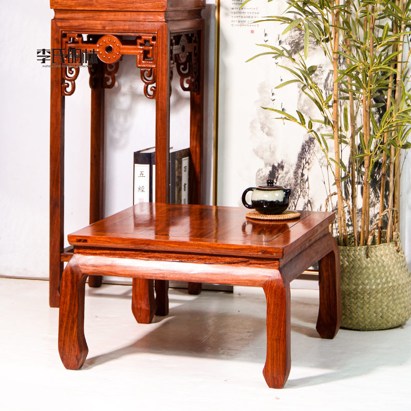 极速红木家俱非洲花梨刺蝟紫檀炕桌炕几矮桌牀P桌实木客厅茶台学