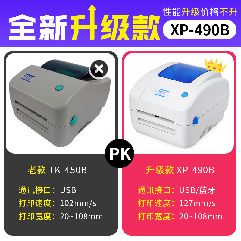 极速快递单热敏标签打印机不干胶条码机电M子面单打印机电脑手机