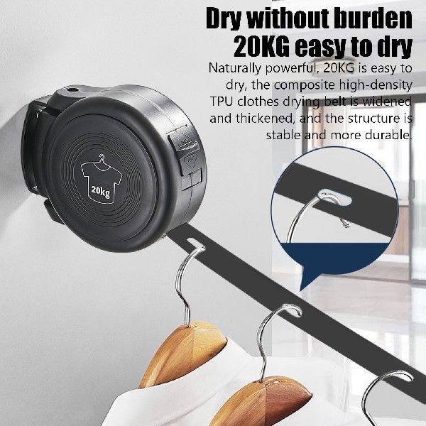 新品4.2-Meter Retractablve Reel Clothes Lines Washing Line