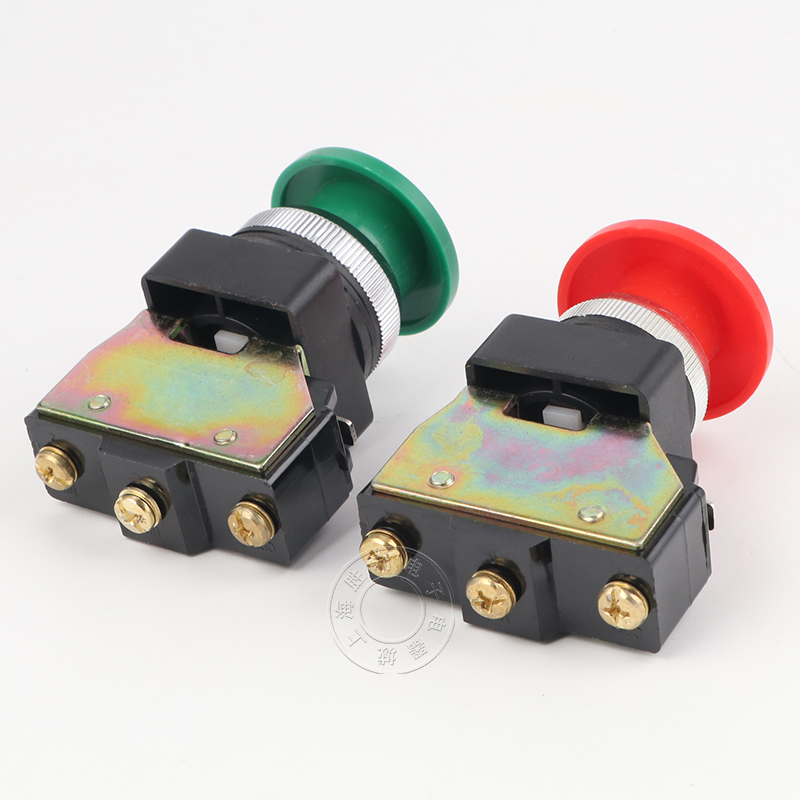 极速TBMM-25/30蘑菇头按钮附带微动开关25EMM30MM-TM1702 15A25