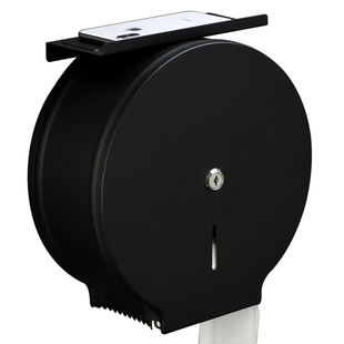 极速大卷纸盒不锈钢304酒u店厕所卫生间壁挂式免打孔大盘纸巾架厕