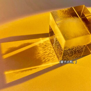 新品一个温柔的下雨天无聊了看看雨点 创意R解压水晶摆件生日