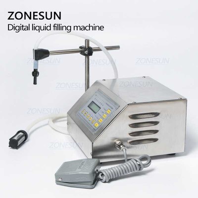 新品ZONESUN GFK-160 5-3500ml Filling HMachine Digital Contro