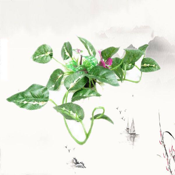 新品Aquadrium Decoration Artificial Plastic Water Plant Deco