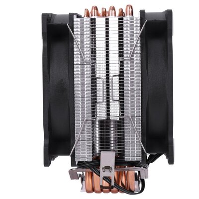 新品SNOWMAN M-T6 4PIN CPU Cooler DMaster 6 Heatpipe Double F