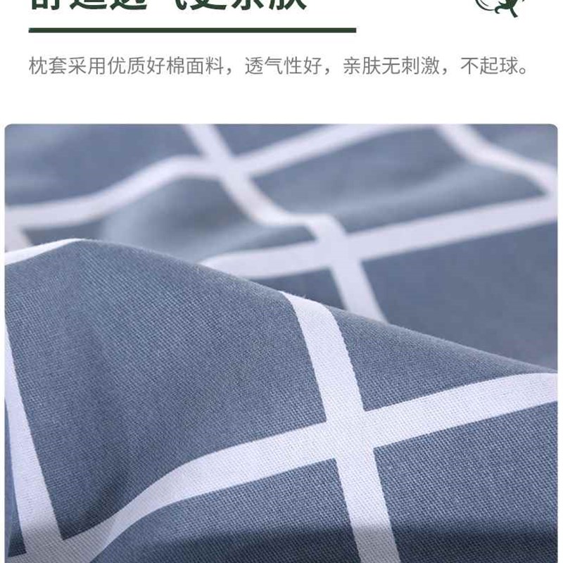极速枕头单个装夏季透气高加厚荞麦壳皮枕芯偏硬S矮低枕芯学生宿