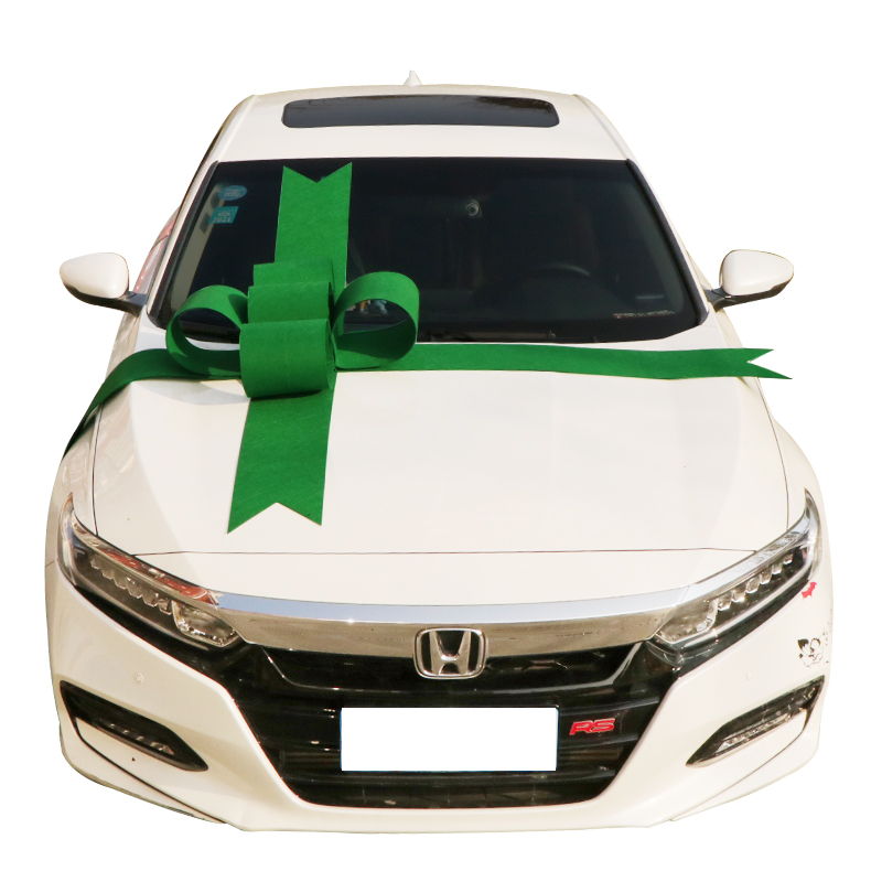 极速交车仪式用品蝴蝶结大红花汽车4s店展厅O布置新交提车蝴蝶结