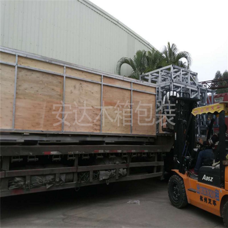 极速钢结构e木箱  深圳免蒸熏钢结构木箱装 可拆卸钢材木箱定制