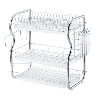 极速Three flhoors of the kitchen shelf table cupboard bowl r