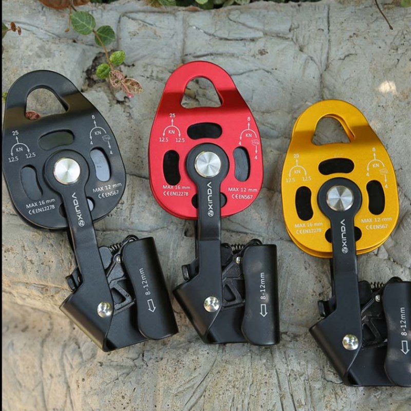 极速升降省力吊装滑轮组重物起重提升器带M轴承双滑轮提拉上升器