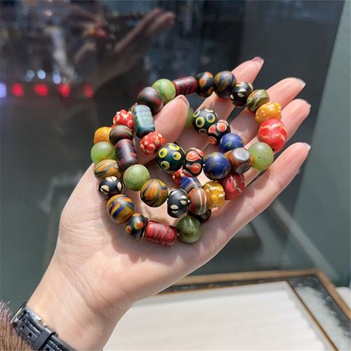 极速老琉璃h多宝随形手串 DM390