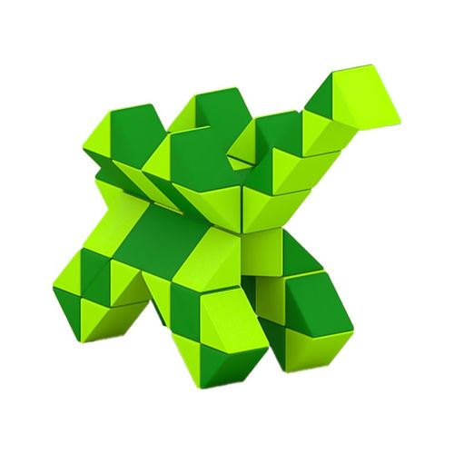 极速百变魔尺24段l36段48段大号儿童幼儿园3d立体彩虹色魔方条益