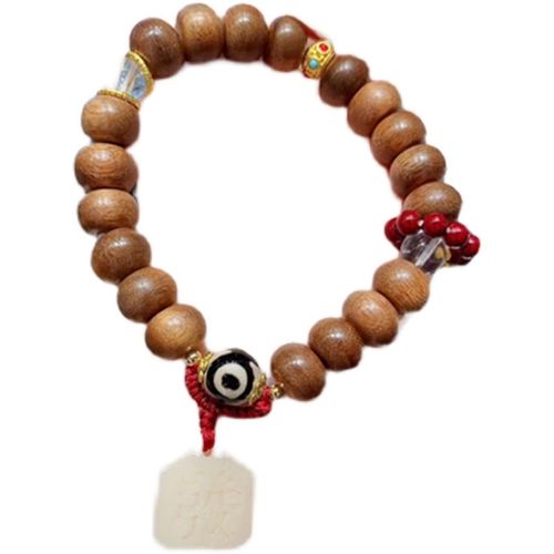 极速加里曼丹沉l香手串搭配骆驼骨发牌 TY904