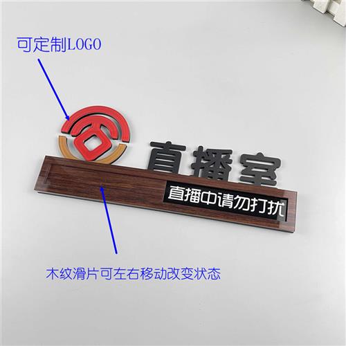 极速会议室门牌请勿打扰可切换状态标识牌办公室抽拉W提示科室牌