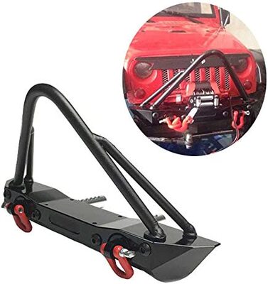 极速LAFEINA 1/10k RC Front Bumper  Metal Bumpers Bull Bar wi