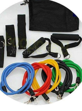 极速11pcs in 1 Set  Resistance Bands TJubes GYM Exercise for