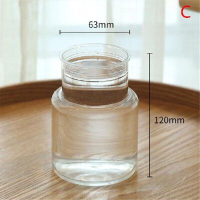 极速1PC Cleari Plastic Hyacinth Vase Transparent Flower Plan