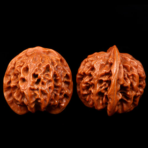 极速包浆玉化狮子头核桃苹果园y文玩核桃手玩把玩核桃高抛机刷老