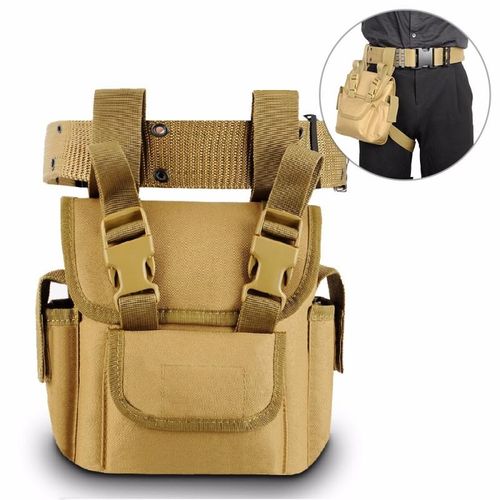 极速战术腿包户外绑腿挂包多功能C战术腰包路亚包骑行腿挂包电工