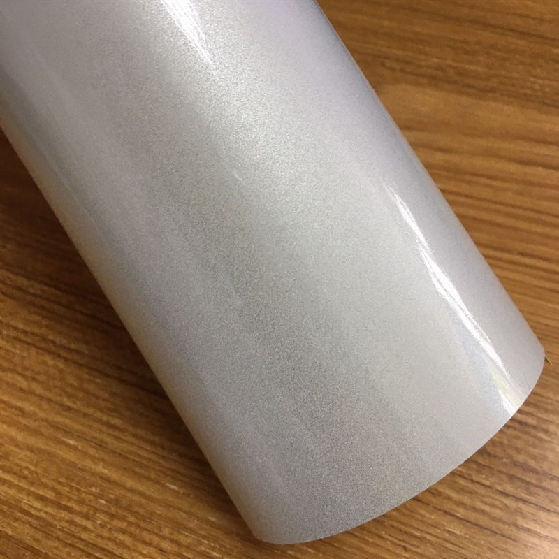 极速新品可喷绘反光膜交通标u识反光车贴弱溶E剂打印材料白色1.24