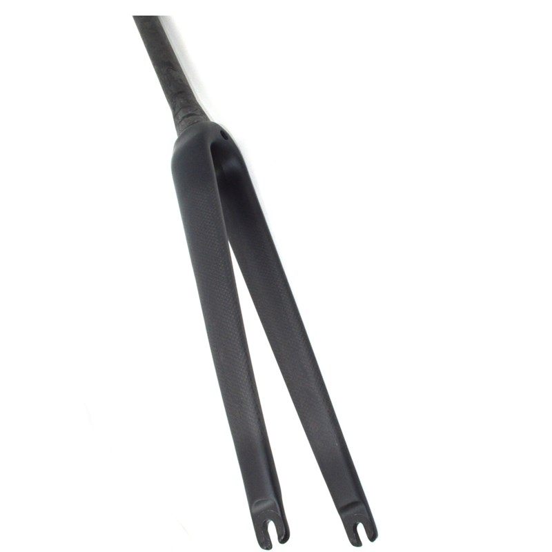 极速碳纤维公路自行车锥管圈刹前叉上管28.6mm无避震硬X叉700C单