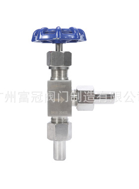 J24W-160P外螺纹角式针型阀 304不锈钢外螺纹90度活接焊接针型阀