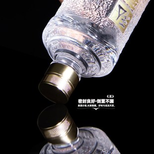 酒瓶子空瓶高档一斤装白酒摆件礼盒高端I精致玻璃瓶空酒瓶自封密