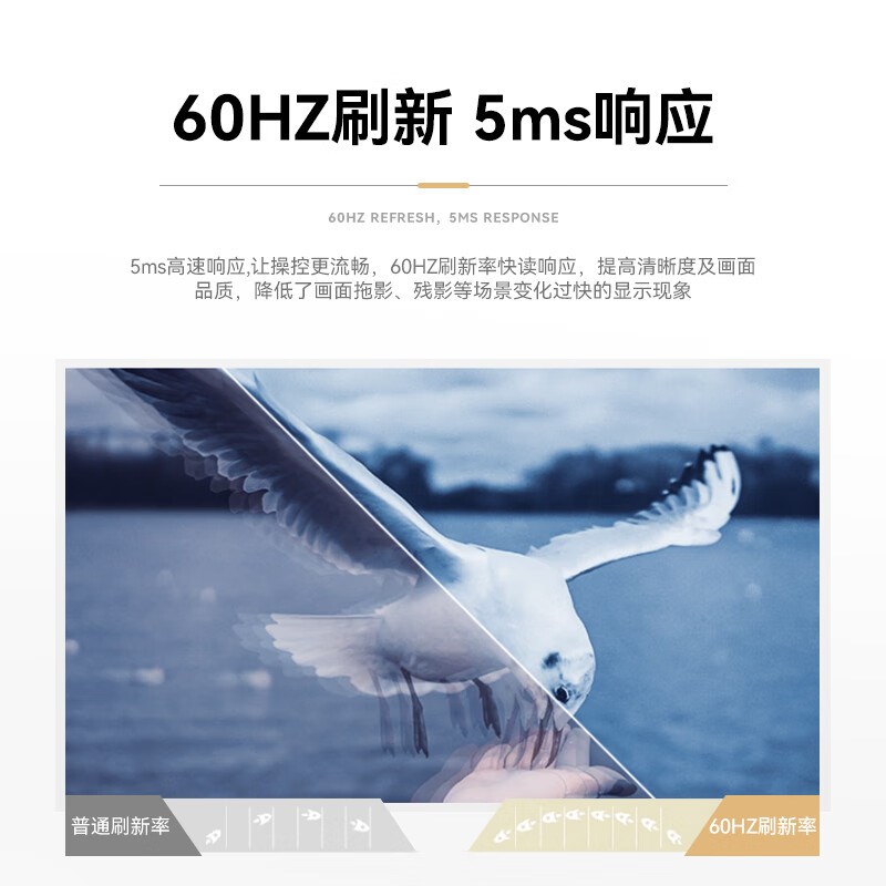 显示器19英寸24寸LED高清监视器家用办公工业安防V监控电脑显示屏