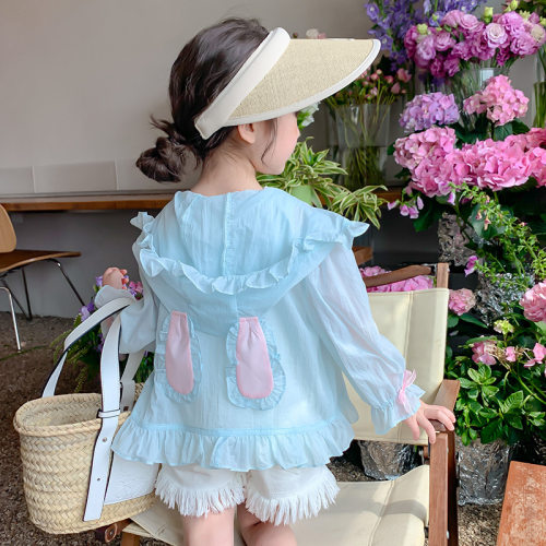 女童夏季防晒衣2026新款洋气女宝宝透气夏款轻薄衣服儿童夏装外套