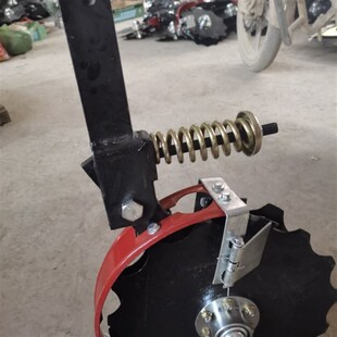 播种机弹簧开沟器双片减震开沟器播种机配件圆盘开沟器