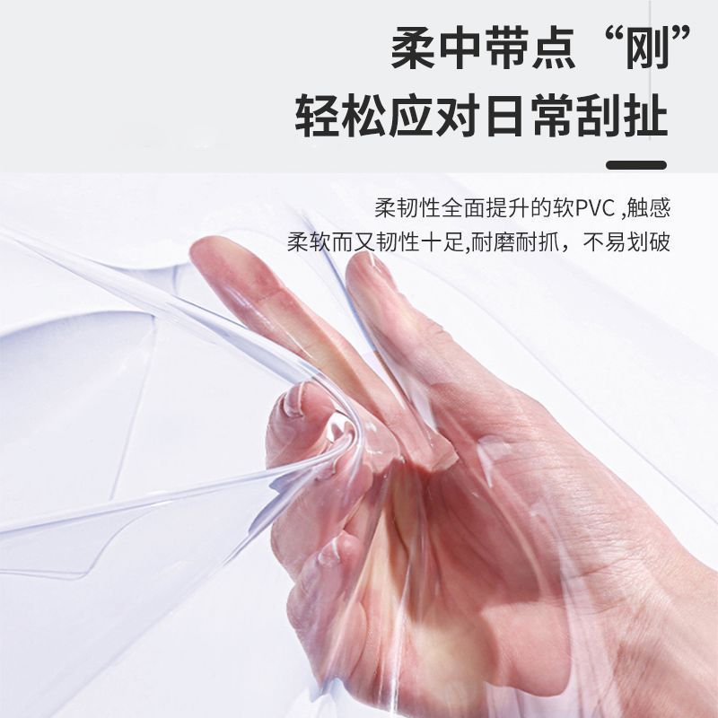 加厚磁性自吸软门帘冬季保暖防风商用商铺透明pvc高档软皮帘子