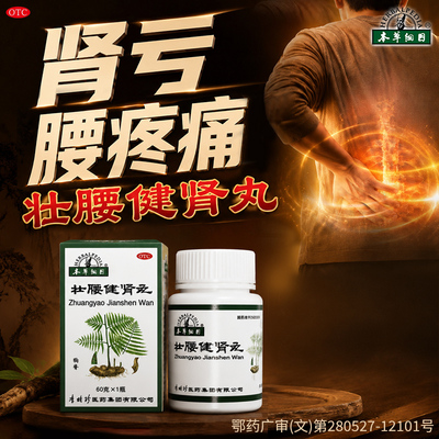 【本草纲目】壮腰健肾丸60g*1瓶/盒