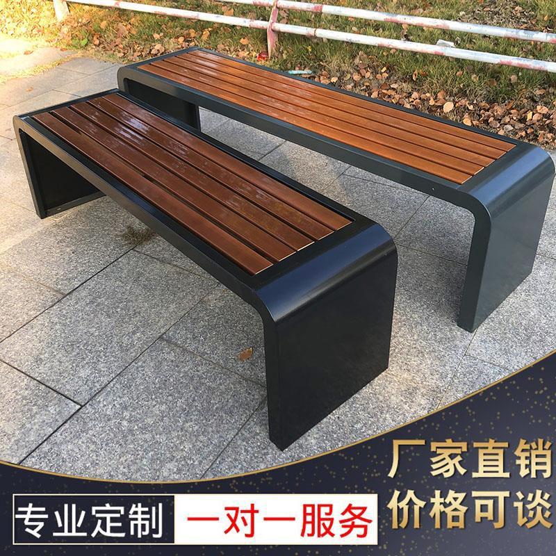公园椅子长凳长条凳子铁艺商场公共休息区长条椅长凳子户外长椅g^