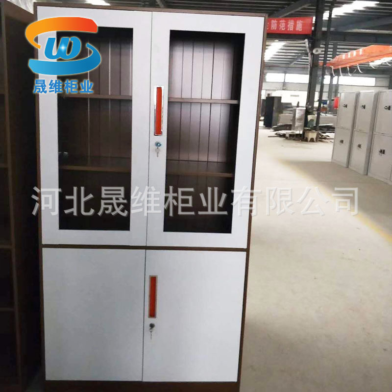 现货拆装柜钢制办公文件铁皮柜档案储物柜子资料柜带锁加厚凭证柜