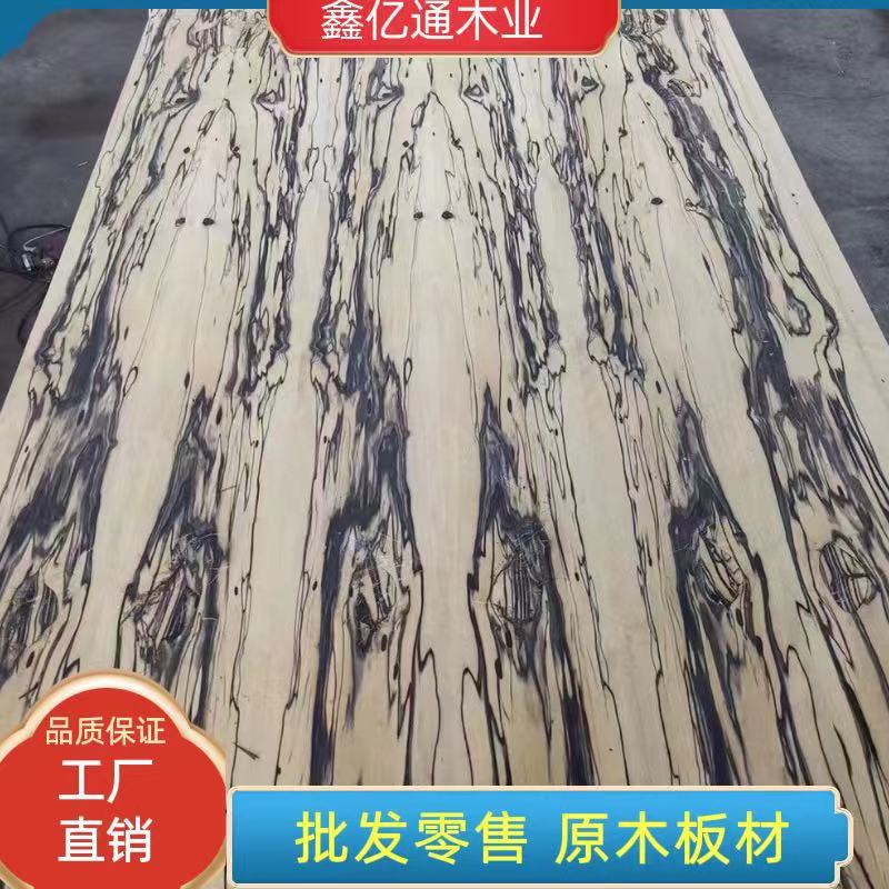 黑白檀木料 老挝黑白檀 原木板材 加工黑白檀实木板材 苍月乌木