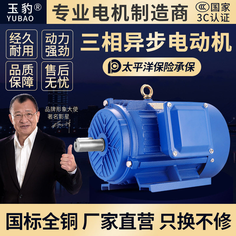三相异步电动机11/15/18.5/22/30/37/45/55千瓦全铜电机380V