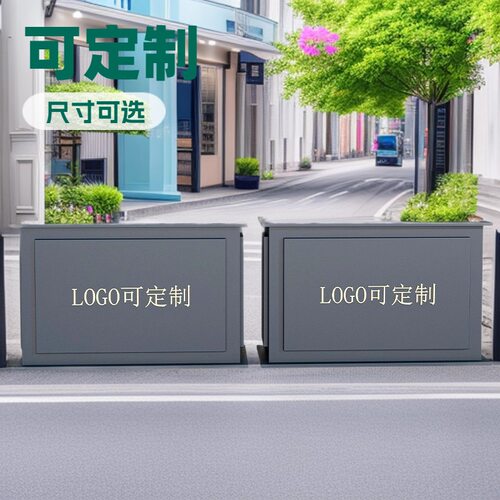 定制户外不锈钢花箱售楼部花盆室外铁艺花架商业街花坛成品花槽