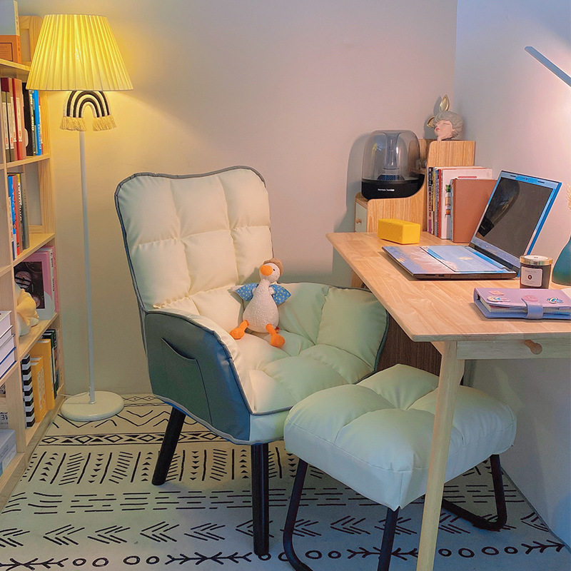 懒人沙发卧室宿舍电脑椅子小户型阳台单人休闲靠背榻榻米喂奶躺椅