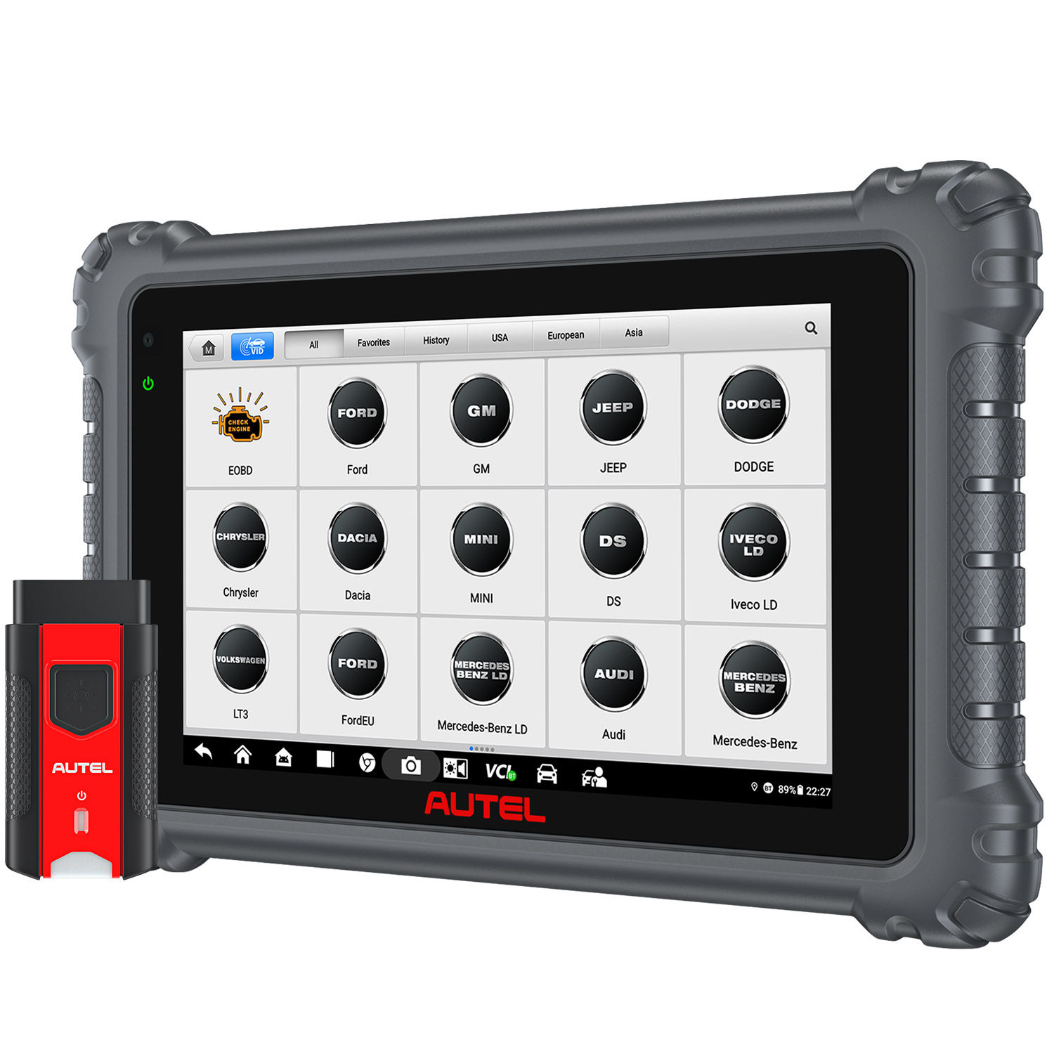 道通AUTEL MK906 PRO汽车全系统诊断仪ECU编码示波器检测扫描