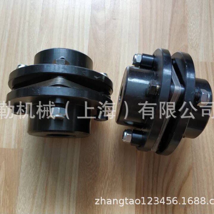 单膜片联轴器DJM04双膜片带胀紧套帐套涨套45钢材料铝合金