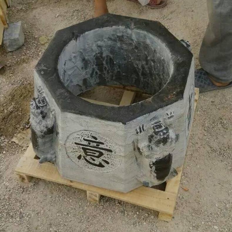 批量销售石雕井口石井口青石石雕井口家用庭院景区景观装饰摆件