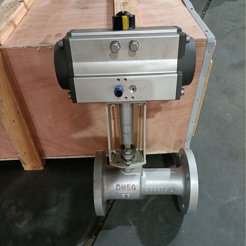 不锈钢气动球阀QJ641M-16P一体式高温球阀参数