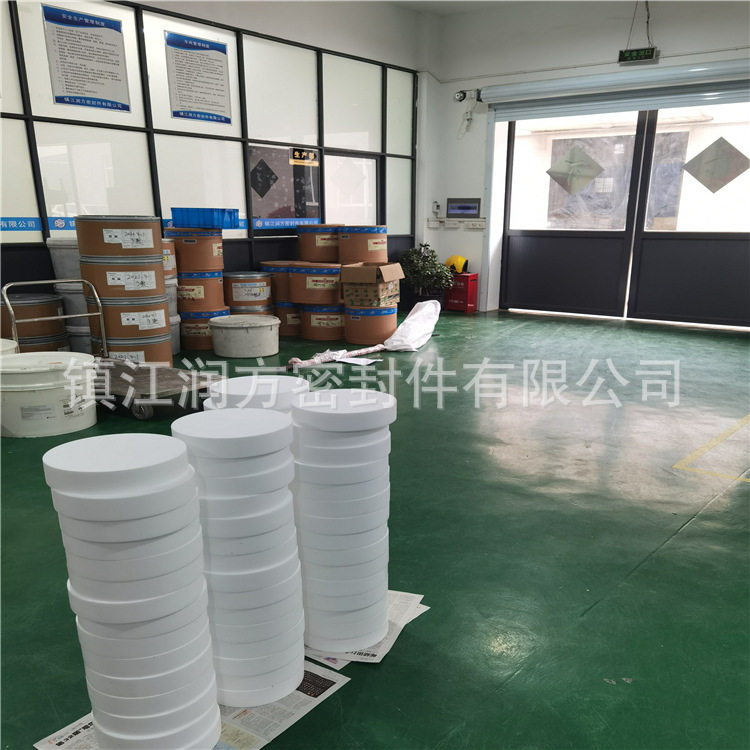 聚四氟乙烯PTFE大规格模压圆板 四氟大圆垫片 四氟大尺寸棒