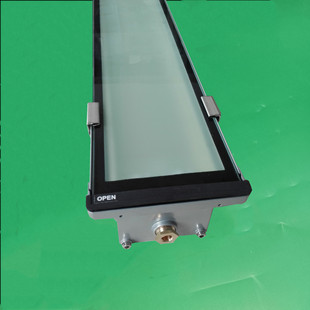 40w钢化玻璃罩铝光三防灯20w可调节安装 角度压铸铝led三防灯支架