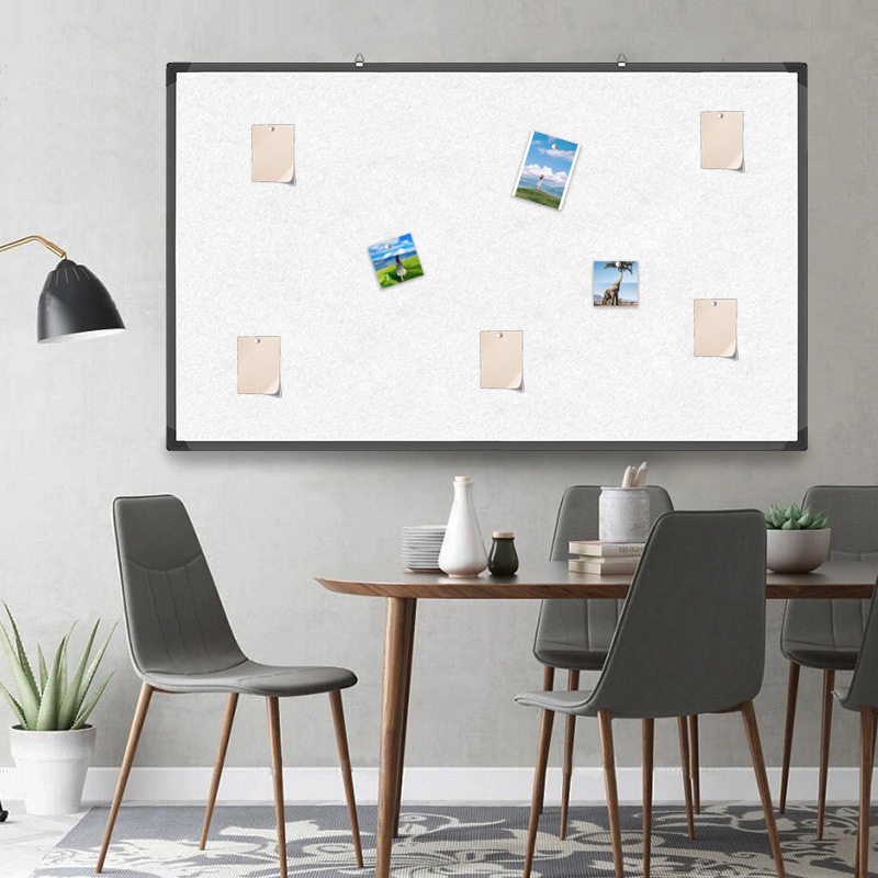 强磁性毛毡书画板双面可用可挂墙可移动双A结构不易变形磁性书写