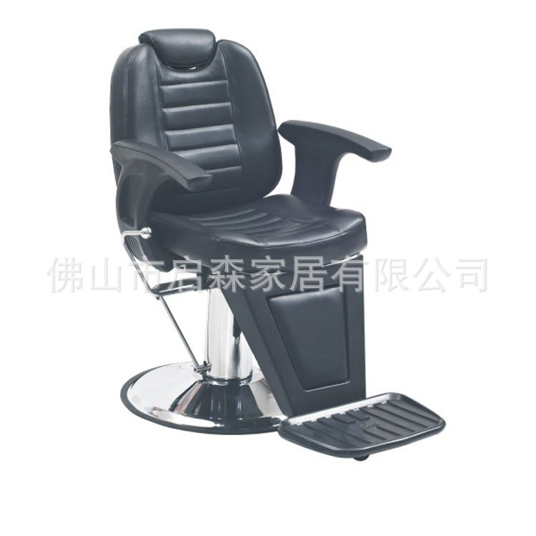 热卖古董重型液压沙龙椅子老式理发师椅子可躺可旋转可升高美容椅