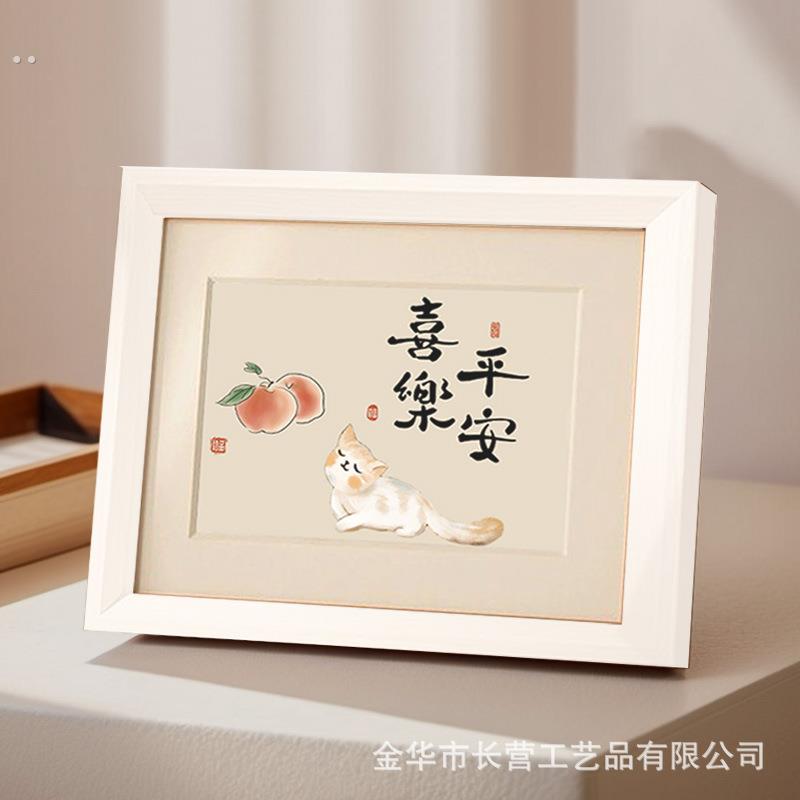 梳妆台化妆桌装饰画相框摆件美容院理发店装饰品摆台氛围布置高级