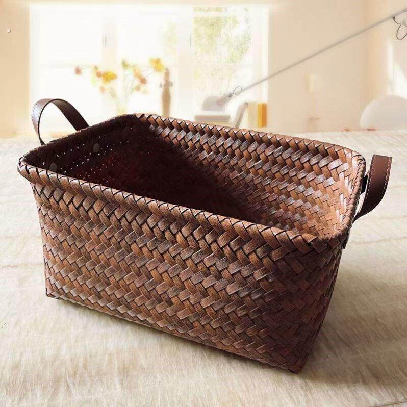 手提炭篮炭炉龙眼木炭橄榄核桃炭户外炭钵提梁装炭盆茶室茶道配件