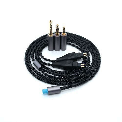耳机替换线三合一可换音频插头适用森海HD580 HD650 HD660 HD600S